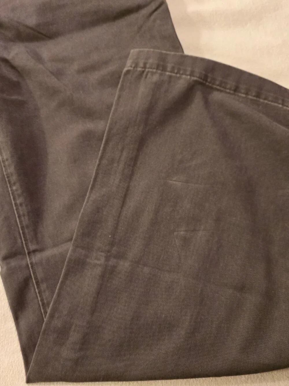 Eddie Bauer Legend Mens 30x30 Chino Pants Charcoal Grey Straight Leg Casual NEW